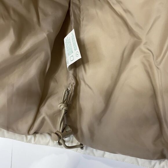 Obermeyer Juniors Down Puffer‎ Insulated Winter Snow Ski Vest Cream Small Unisex - Picture 8 of 12